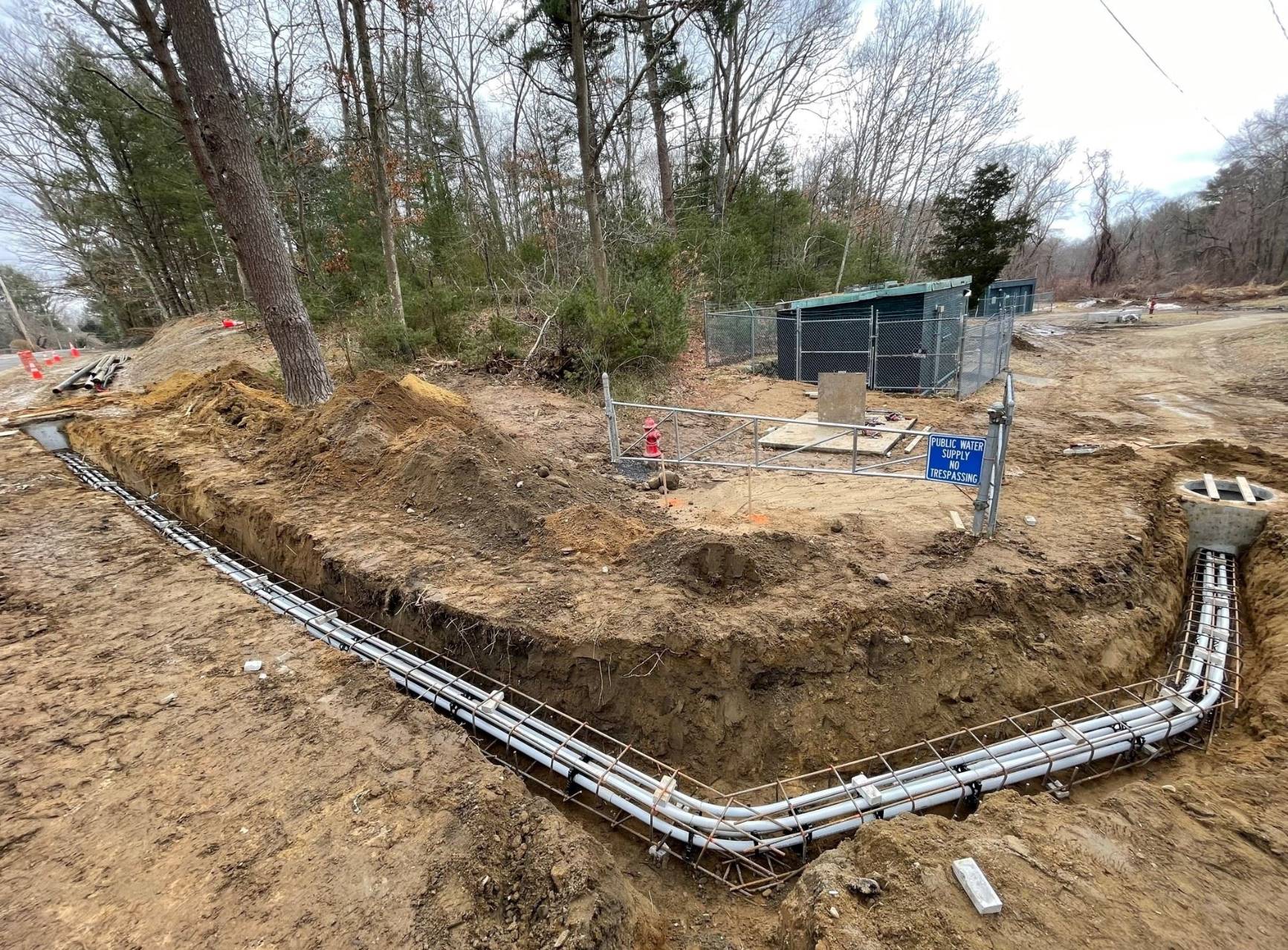 Electrical Duct Bank for Fiber Optics at Well Fields - Copy